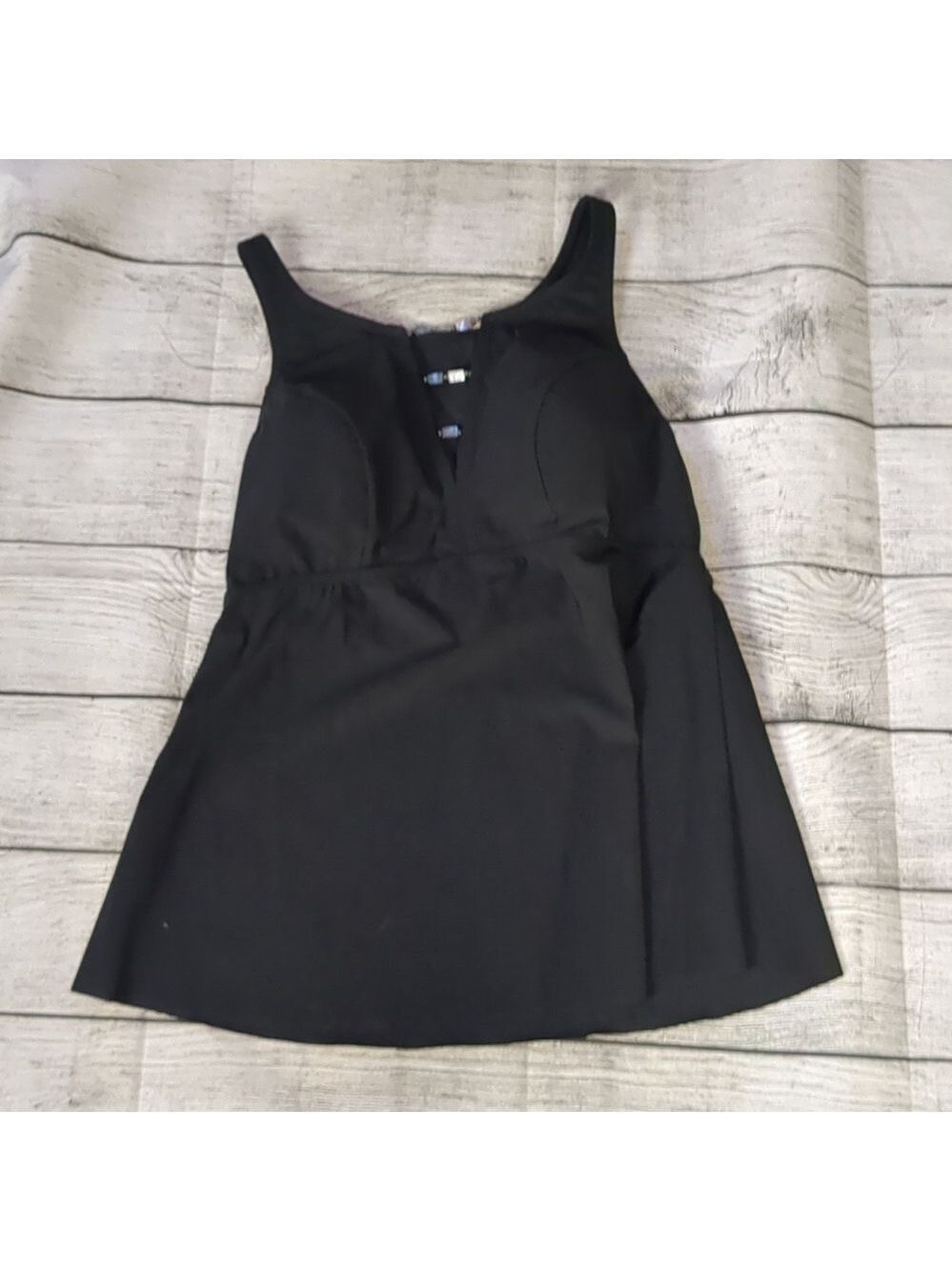 Amoressa black tankini top size 12